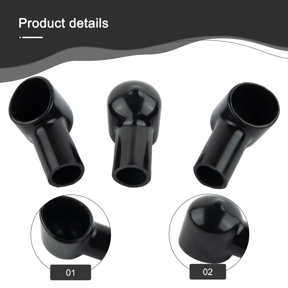 20X Protective Rubber Battery Insulation Caps for