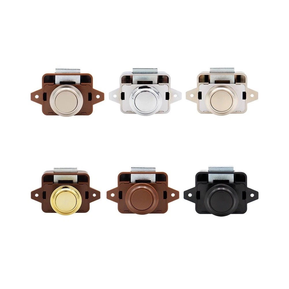 Push Button Cabinet Lock for RV, Camper, Yacht, Boat (78x45mm)