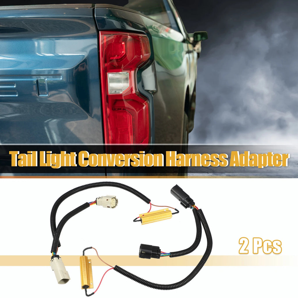 Set Tail Light Adapter for Chevrolet Silverado LTZ and GMC Sierra (2016–2018)