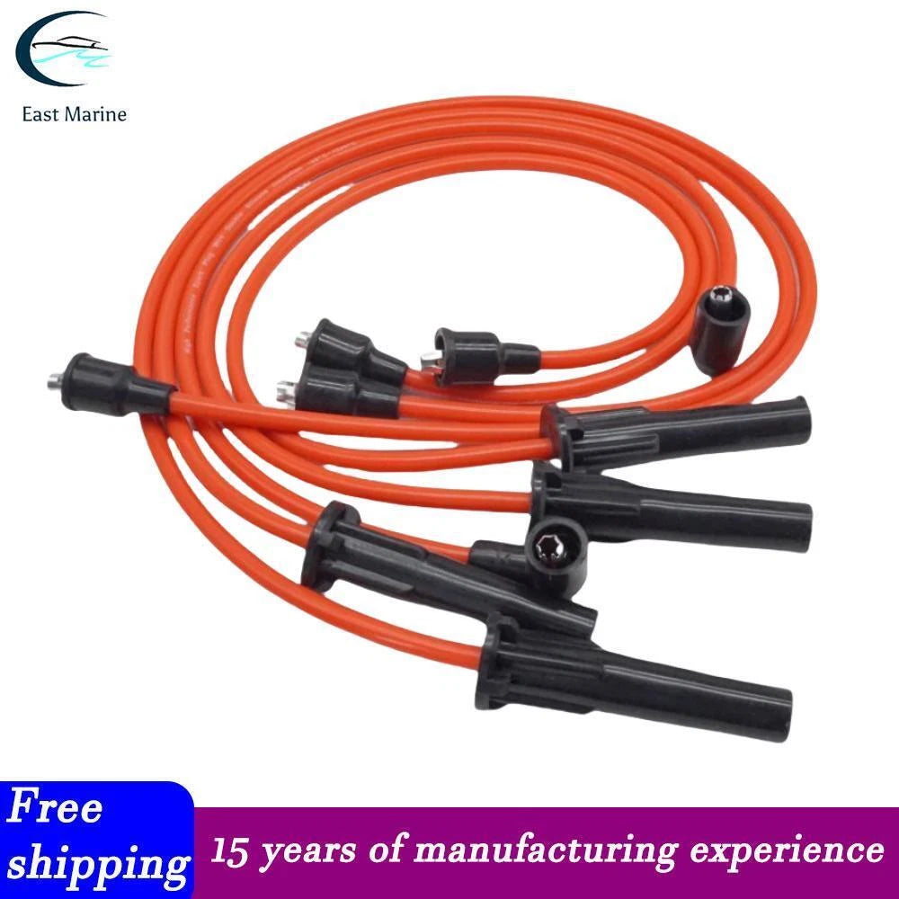 834365 For Volvo Penta Stern Drive Ignition Plug Wire Cable Kit MAG15-404 NEW