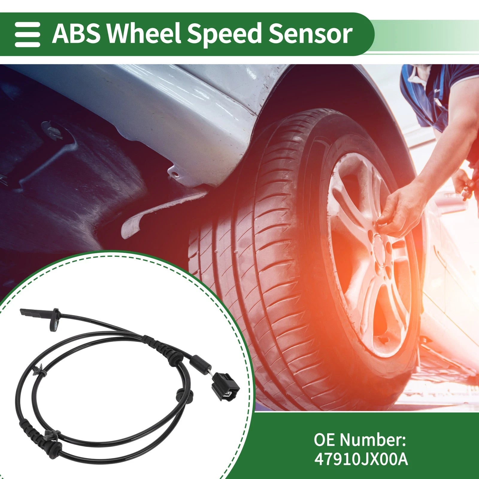 ABS Wheel Speed Sensor No. 47910JX00A for Nissan NV200 (2013–2020)