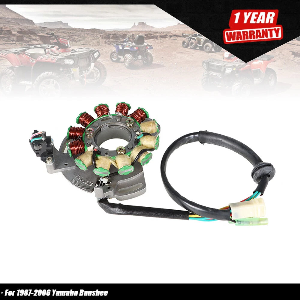 Stator for Yamaha Banshee (+/-10 Adjustable Timing Plate) (1995–2006)