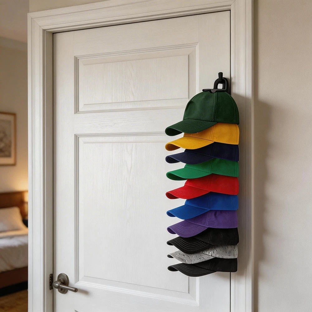 Baseball Cap Organizer Wall Mount for Home Office Dorm