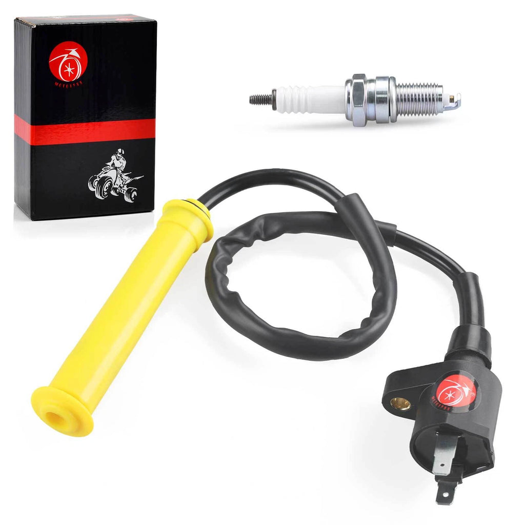 Ignition Coil & Spark Plug Set for Honda XR250R (1996–2004) XR250L (1991–1996)