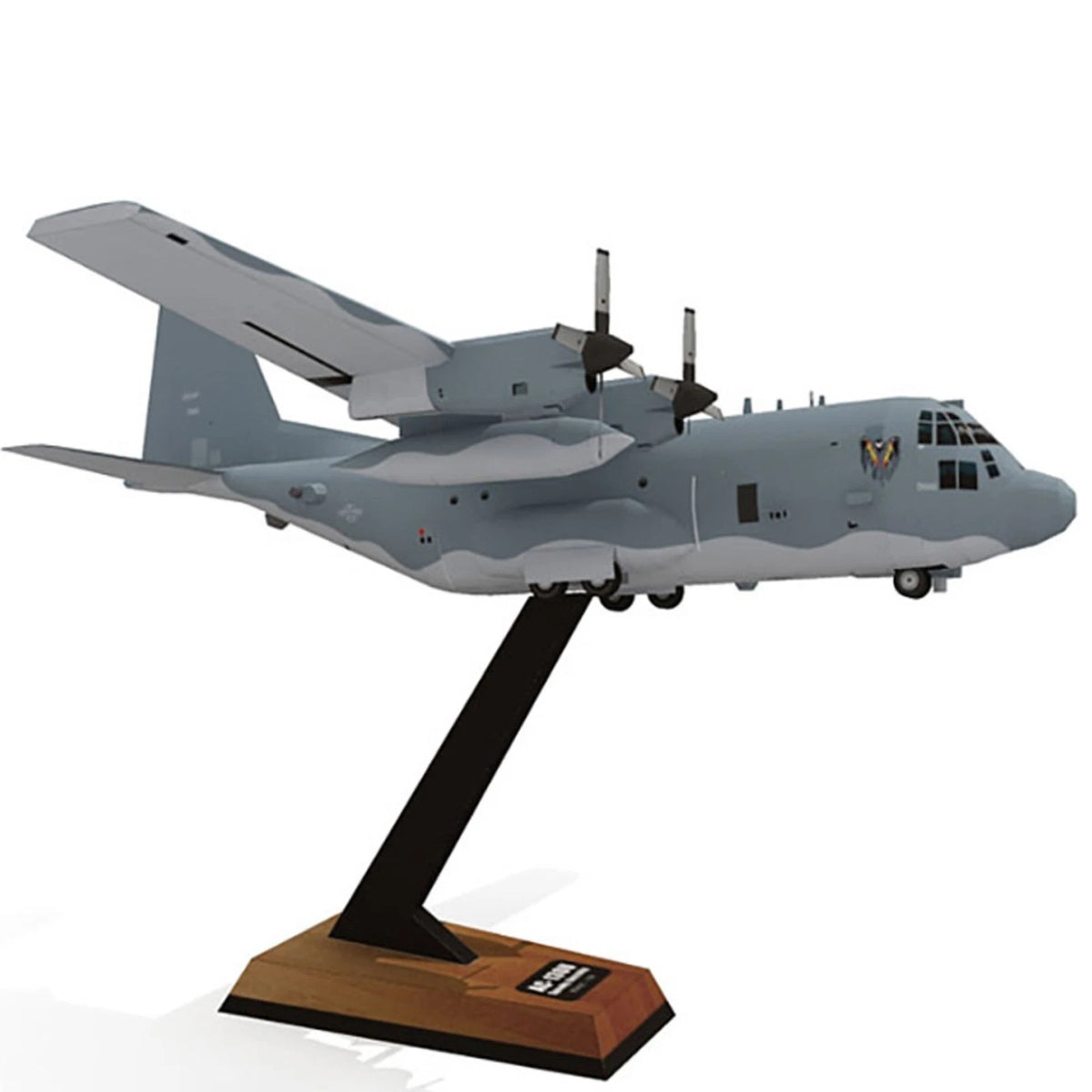 Lockheed AC-130U Ghost Aerial Gunship Paper Model DIY (1:100 Scale)