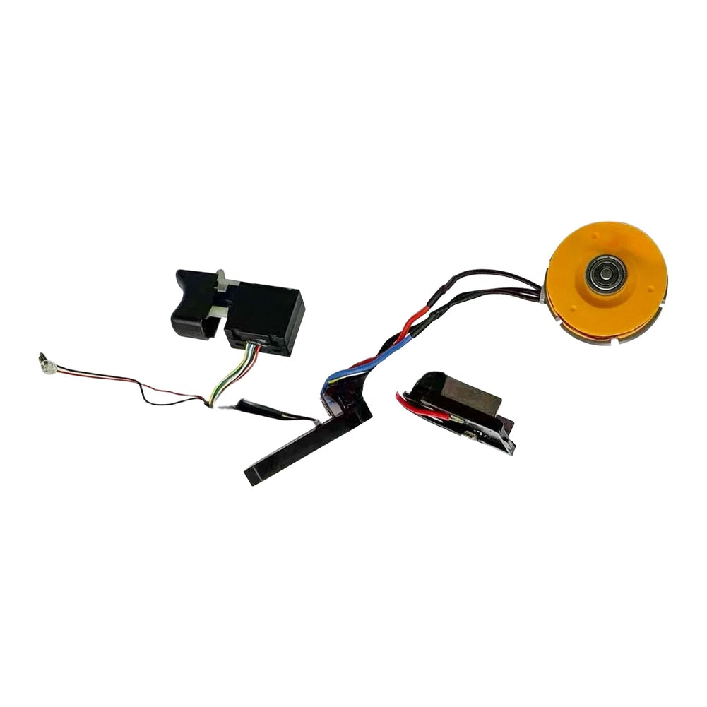 21V Brushless Motor Assembly for Drills (13T Pin Switch, LED Light)