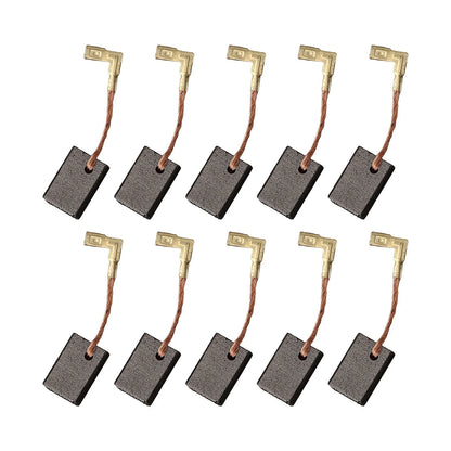 Set of 10 Carbon Brushes CB325 for Various Applications (16 x 11 x 5 mm)