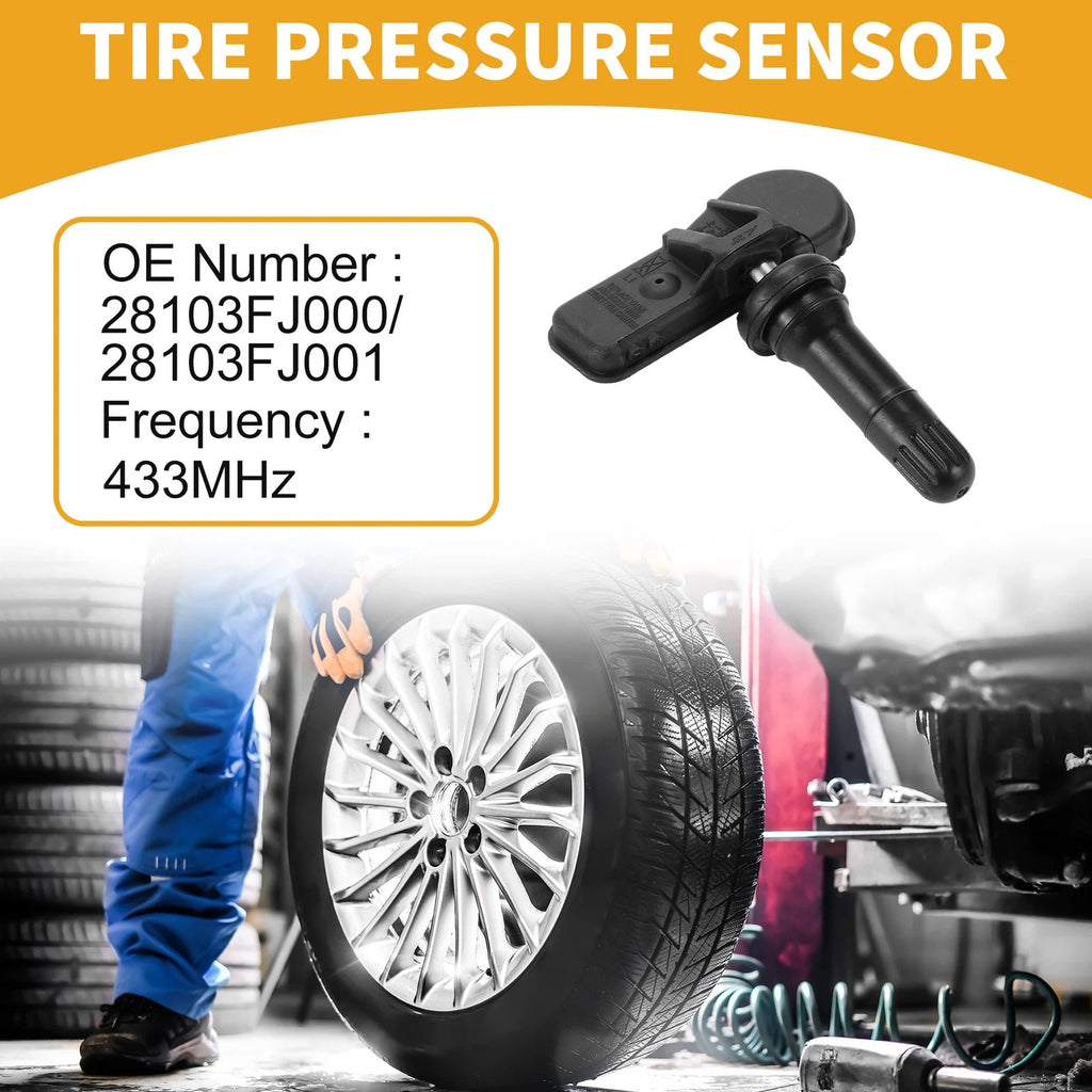 Tire Pressure Sensor TPMS Replacement for Subaru XV 2014–2017 433MHz