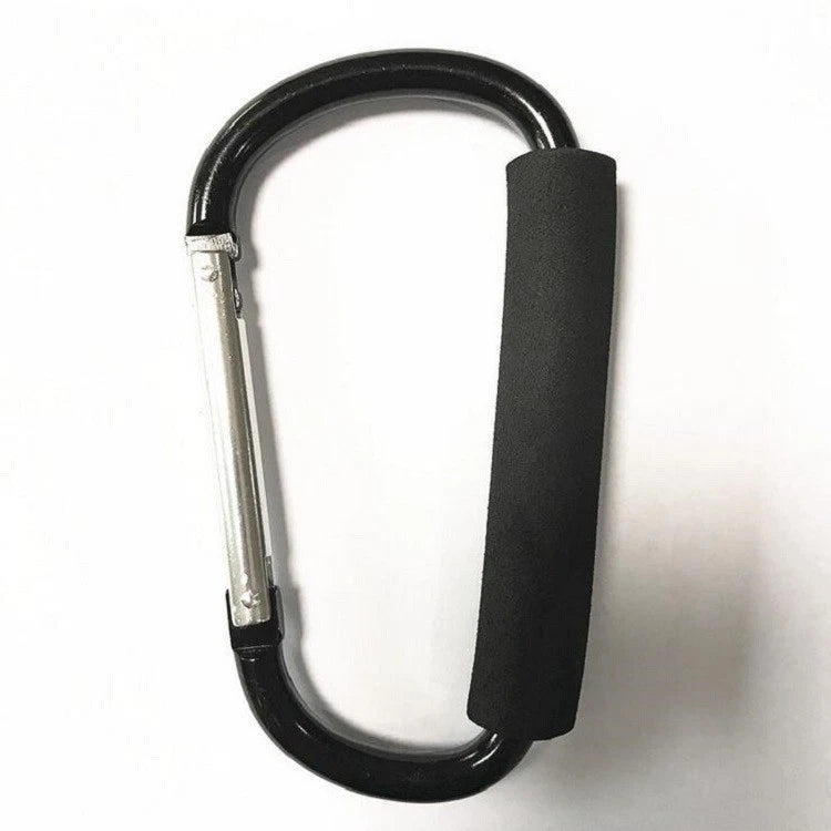 2X Carabiner Hooks for Pram Pushchair Shopping Bag Clip