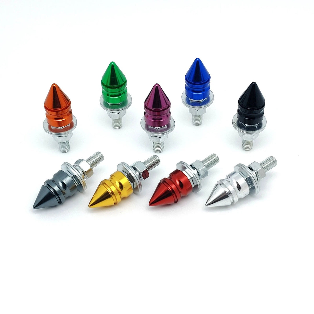 M6 Thread License Plate Screws (Pagoda Style) for Cars & Motorcycles