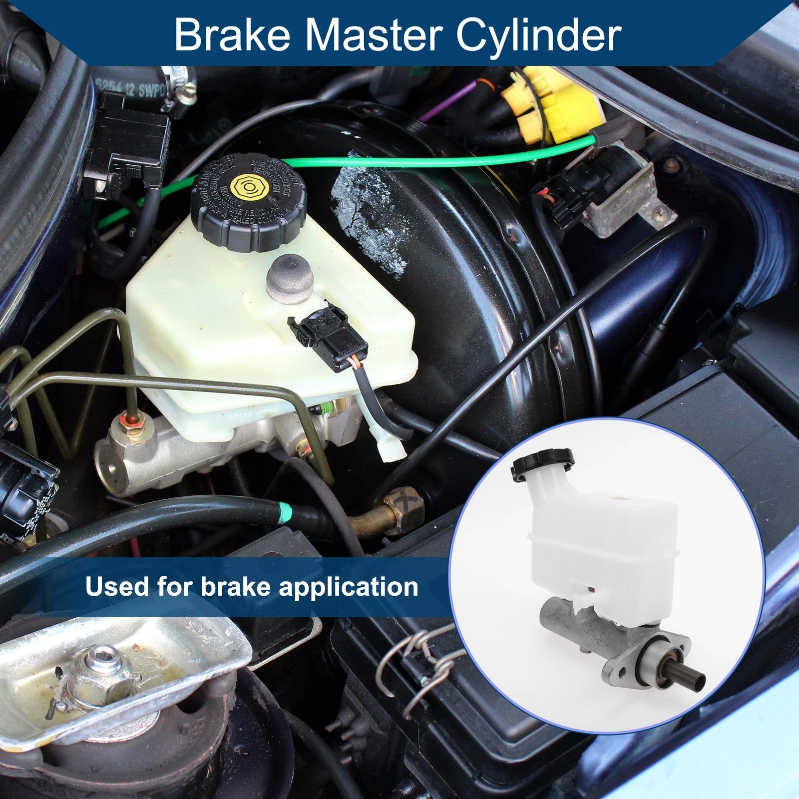 Brake Master Cylinder with Reservoir Replacement for Hyundai Tucson (2008–2009)