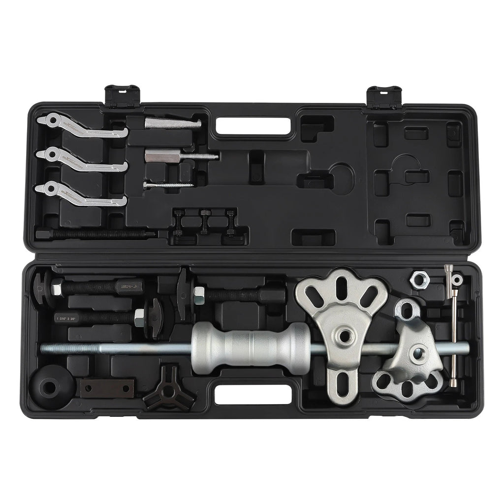 10-Way Slide Hammer Bearing Seal Puller Tool Kit with Case