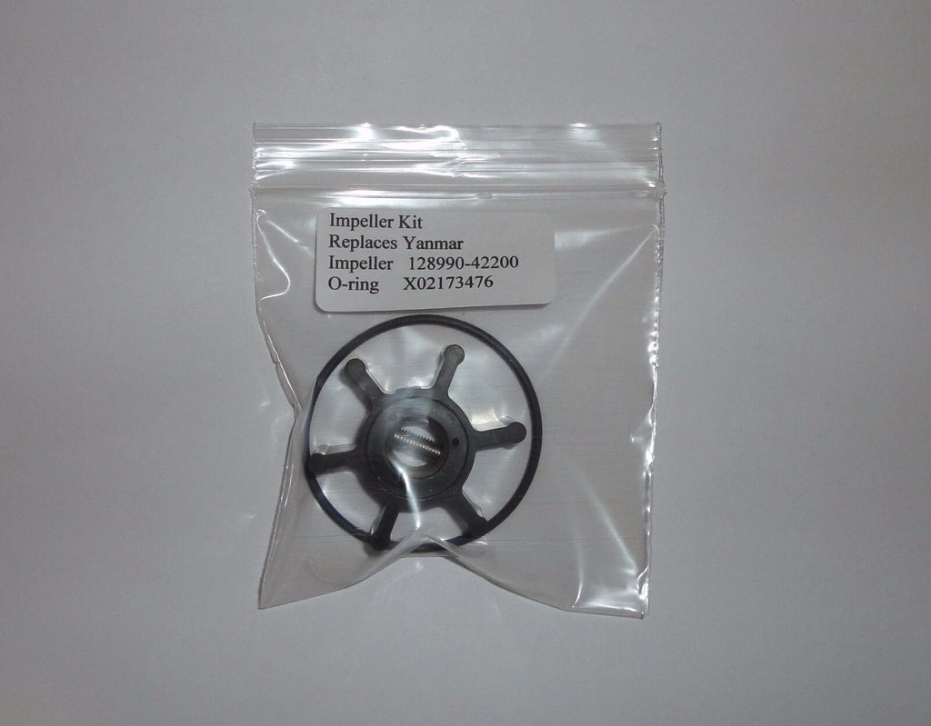 Sea Water Pump Impeller for Yanmar 2GM 2YM 3GM 3YM (Replaces 128990-42200)