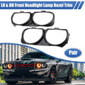 Front Headlight Lamp Bezel Trim Pair for Dodge Challenger (2015–2023)
