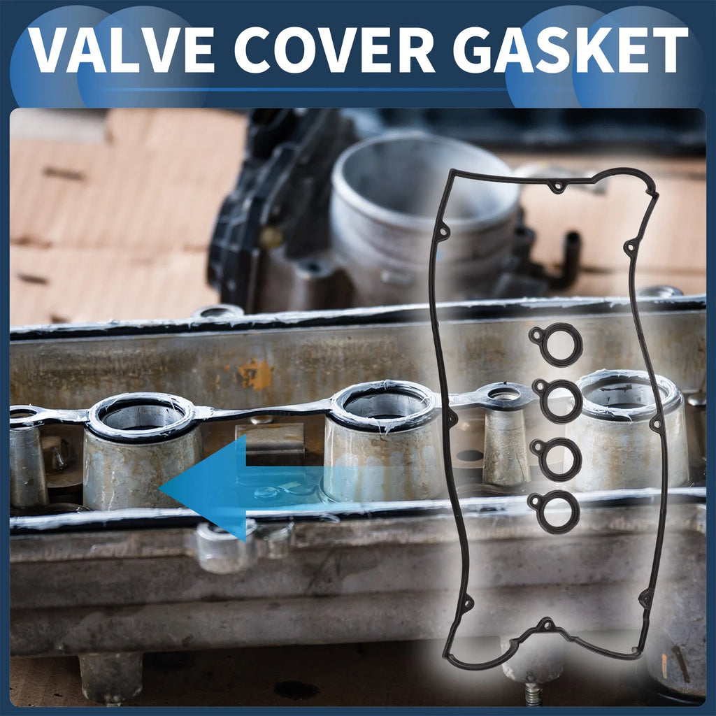Valve Cover Gasket Set Replacement for Mitsubishi Lancer (1992–1993)