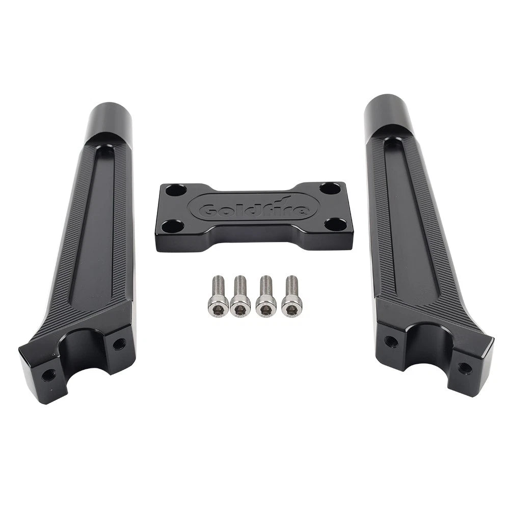 10" Pullback Handlebar Risers Clamp for Harley Softail Sportster