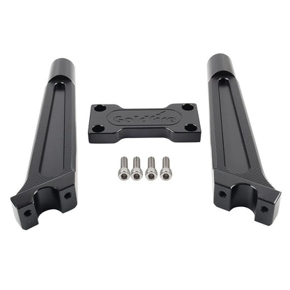 10" Pullback Handlebar Risers Clamp for Harley Softail Sportster