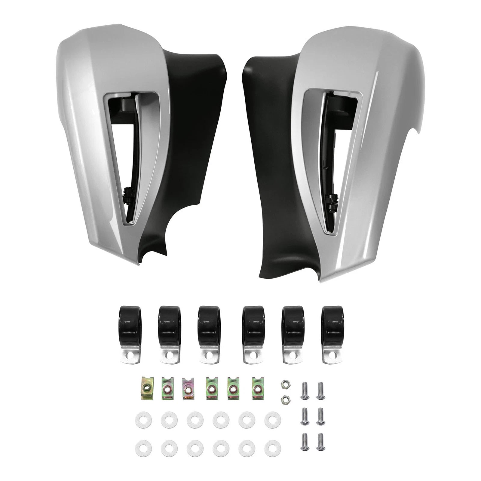 Lower Vented Fairings for Indian Chieftain (2019–2024) Silver Quartz Metallic