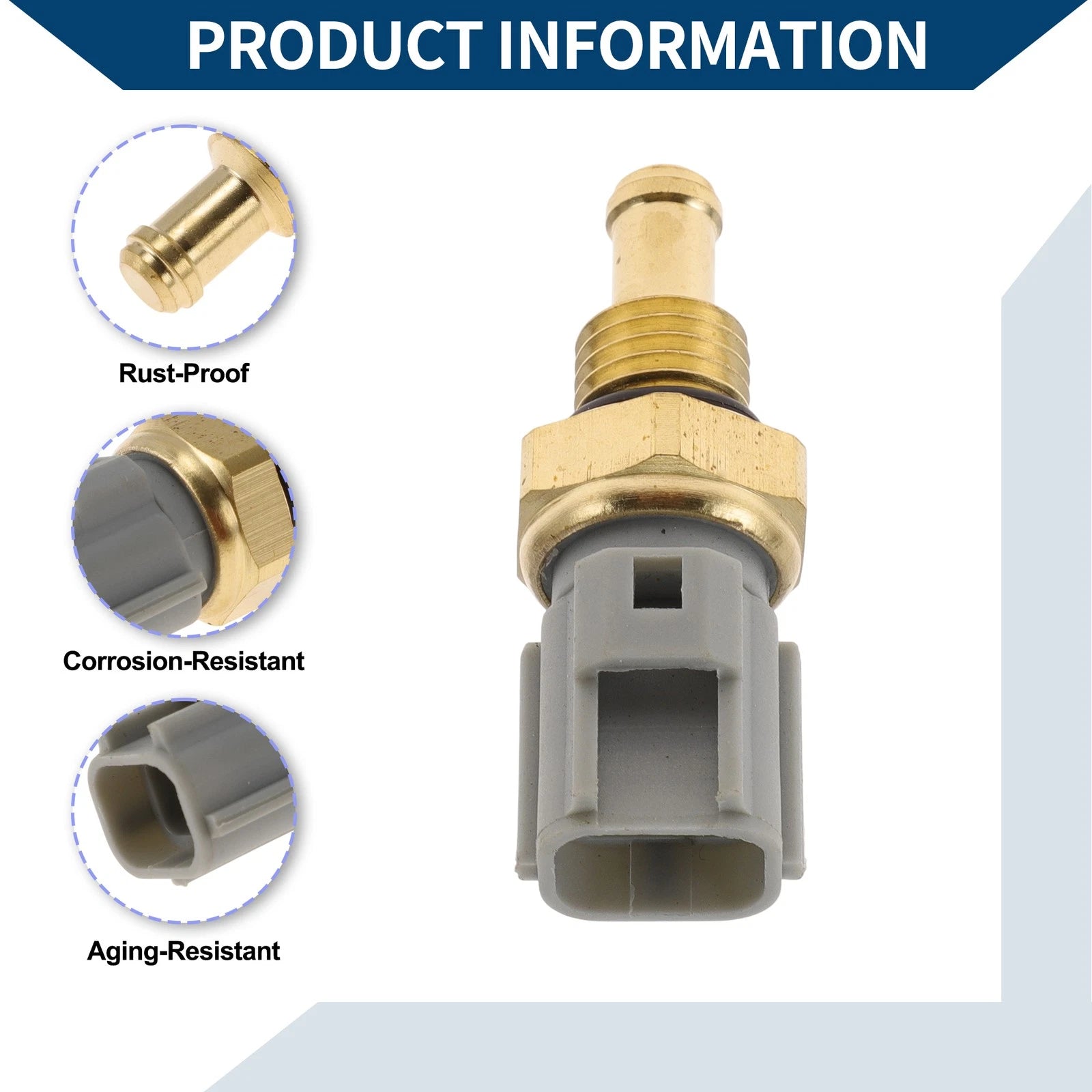 Engine Coolant Temperature Sensor No.F67Z12A648A for Ford Edge (2015–2021)
