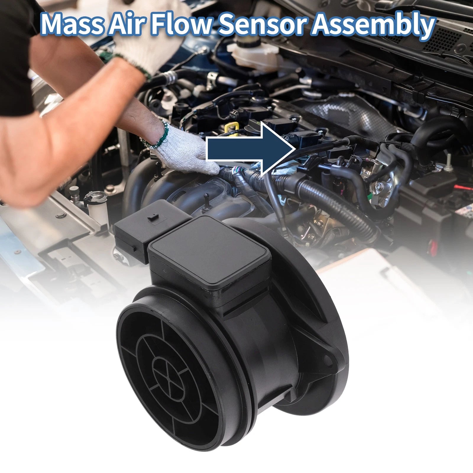 Mass Air Flow Sensor Assembly for Mercedes-Benz C-Klasse (2000–2007)