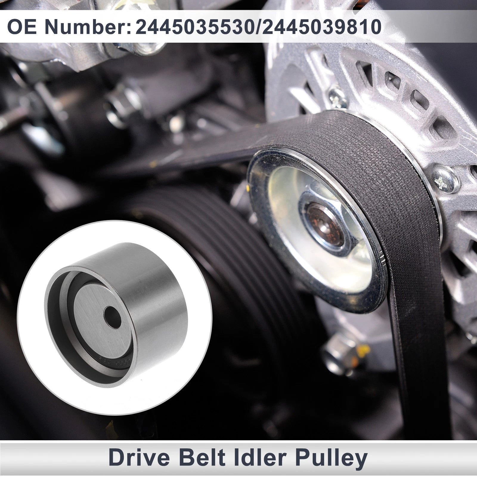 Drive Belt Idler Pulley for Chrysler Sebring (1995–2005) Replacement 1 Pc