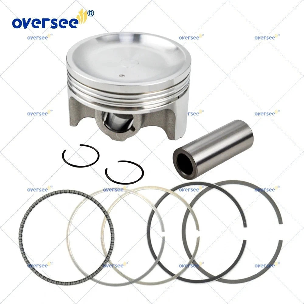 Set of 4 Piston Set STD for Yamaha Waverunner FX Cruiser (6ET-11631-00, 6S5-11631-10)