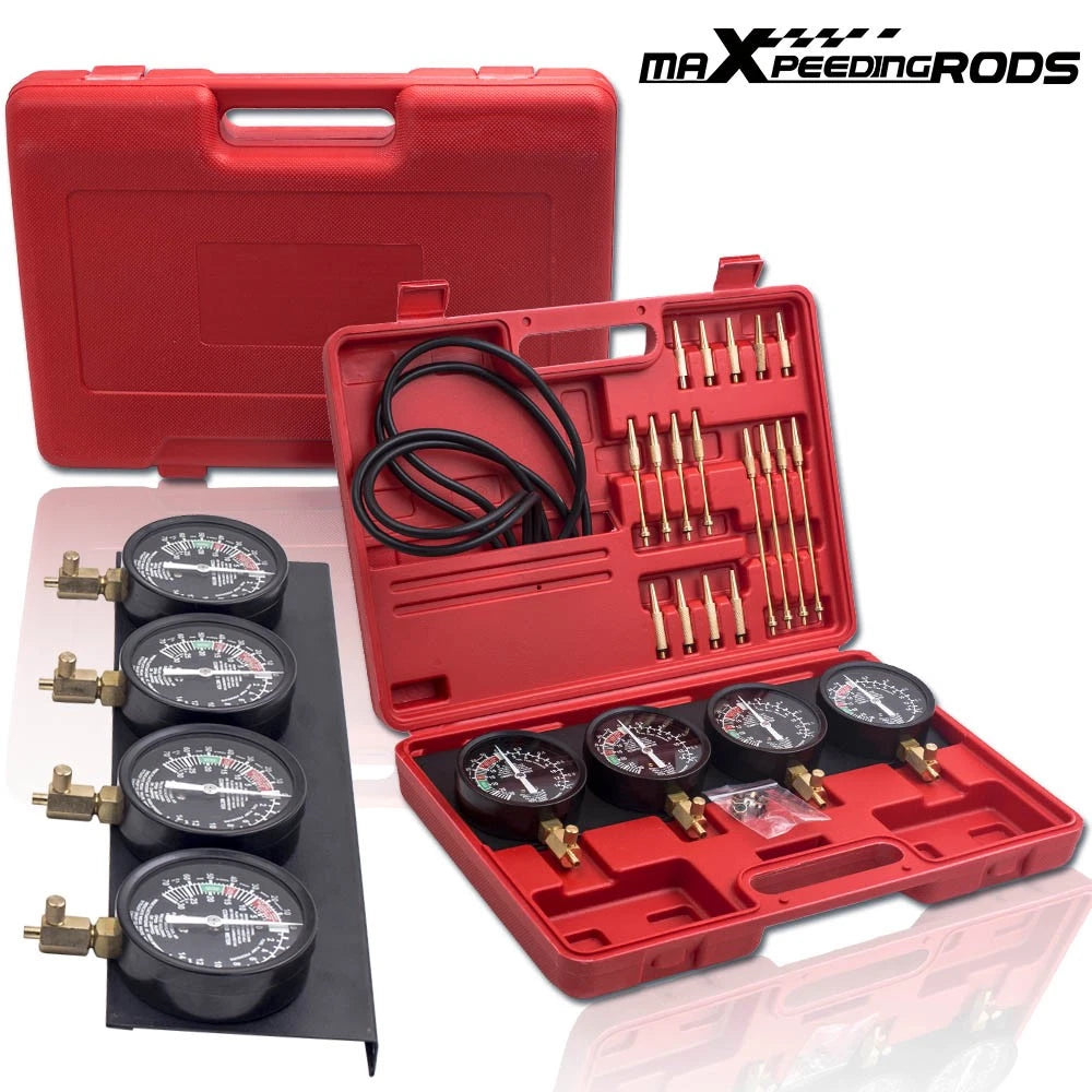 Fuel Vacuum Carburetor Synchronizer Gauge Adjustment Tool Set for