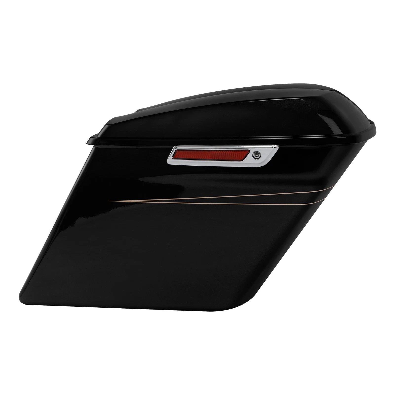 5" Stretched Saddlebags for Harley Electra Glide (2014–2023) Black Quartz