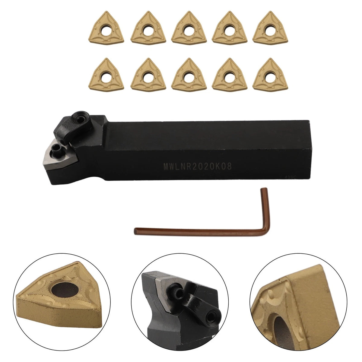 20mm Tool Holder for Machining Workshops Lathe Turning Tool Holder