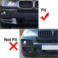 Fog Light Grill Trim for BMW X5 E70 (2007–2010) Right Side, Black, ABS