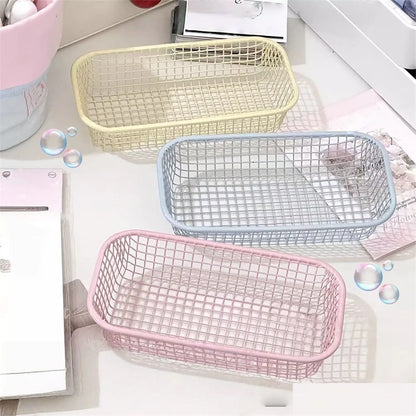 Desk Organizer Metal Basket for Office Supplies (Office & Kitchen)