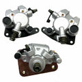 Front & Rear Brake Calipers w/Pads for Yamaha Kodiak 450 YFM450 FA (2003–2004)