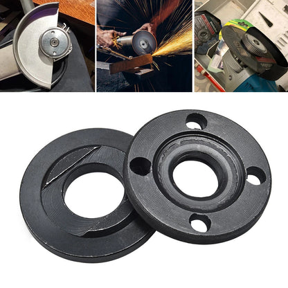 2X M14 Thread Angle Grinder Flange Nut Set Inner & Outer Lock Nuts