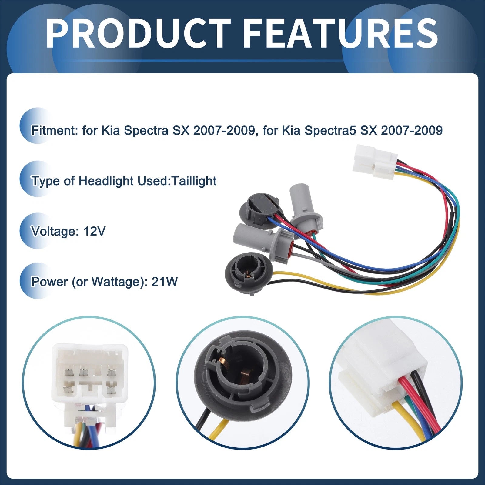 Headlight Wiring Harness Assembly for Kia Spectra5 (2005–2009)