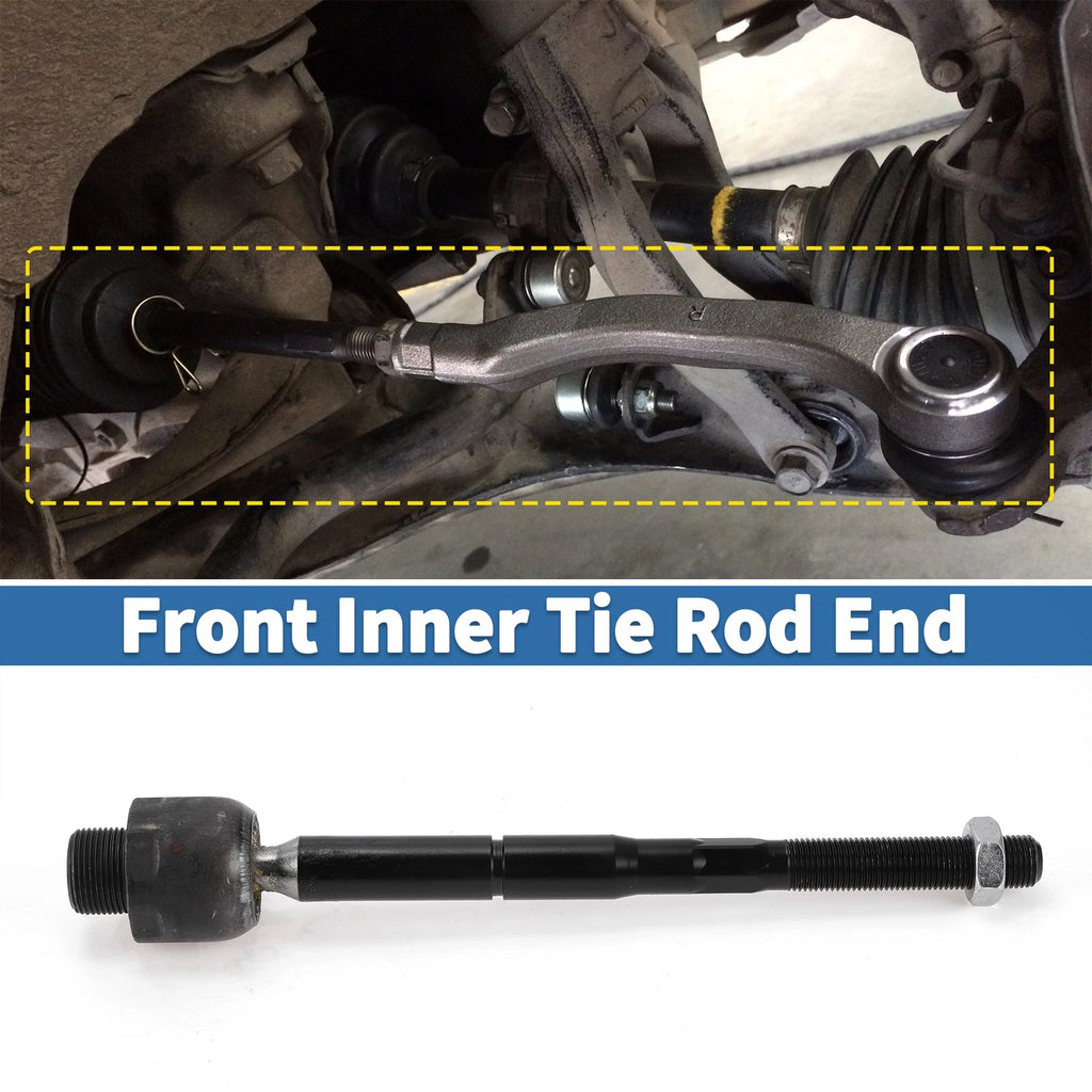 2 Pcs Front Inner Tie Rod End Links Replacement for Dodge Dakota (2005–2010)