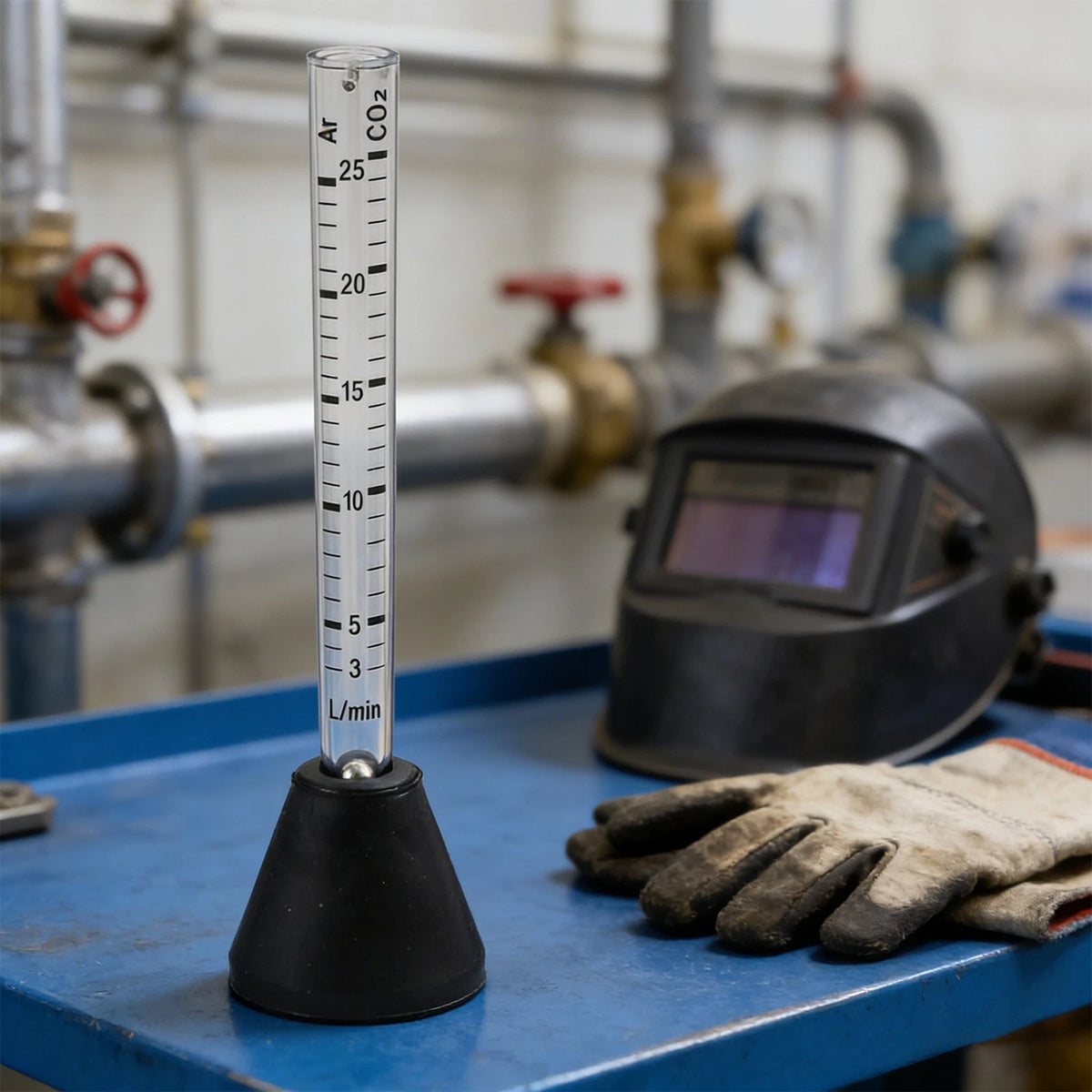 Gas Meter Tester for Mig Tig Welding Flow Measurement 0-25 L/min