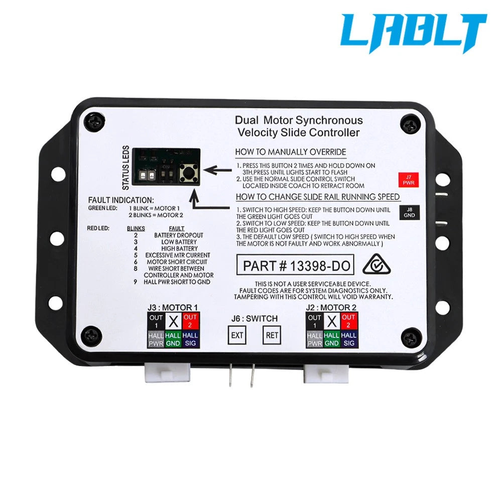 Dual Motor Slide Controller V-Sync II for Lippert (13398-D0)