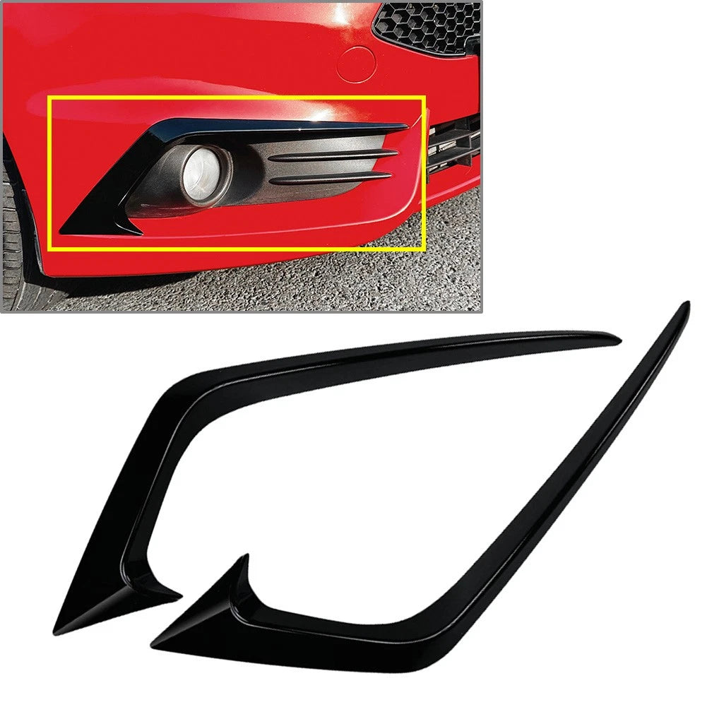 Front Bumper Side Splitter Spoiler for Ford Fiesta ST MK6 B-Max (2012–2017)