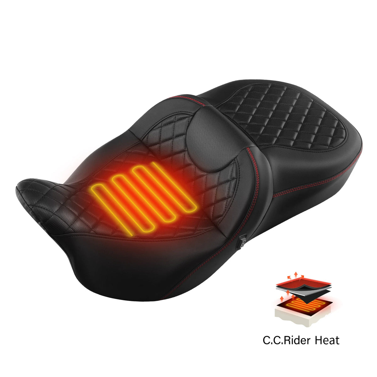 Heated Seats for Harley Touring Street Glide (2009–2023)