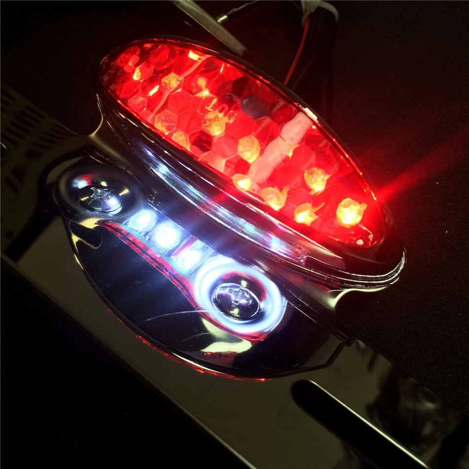 Smoke LED Integrated Tail Light for Motorcycle (12V)