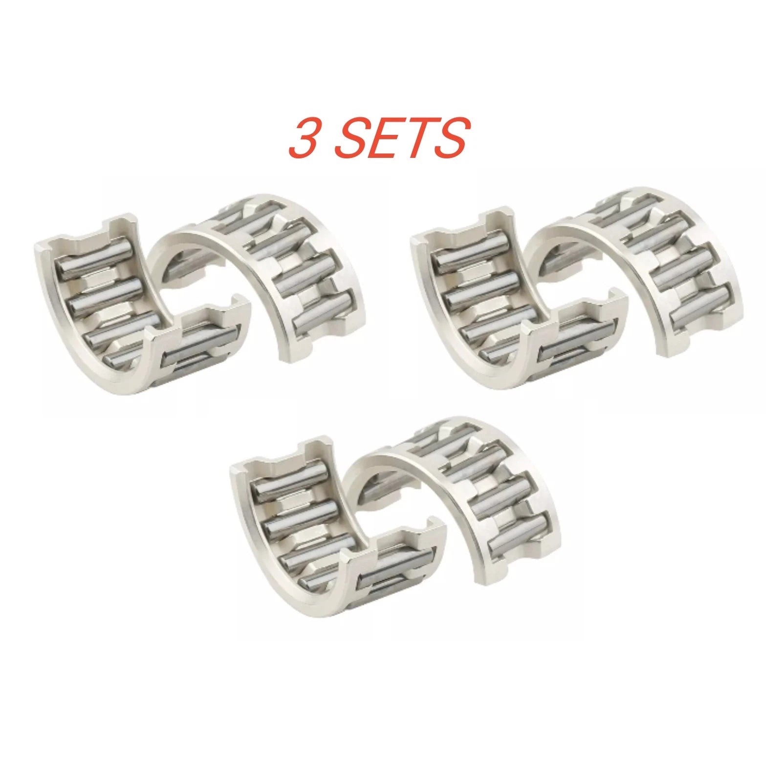 Set of 3 Lower Rod Split Bearings for Yamaha Outboards 48/55/75/85/90 hp (N/A) 93310-730V8-00