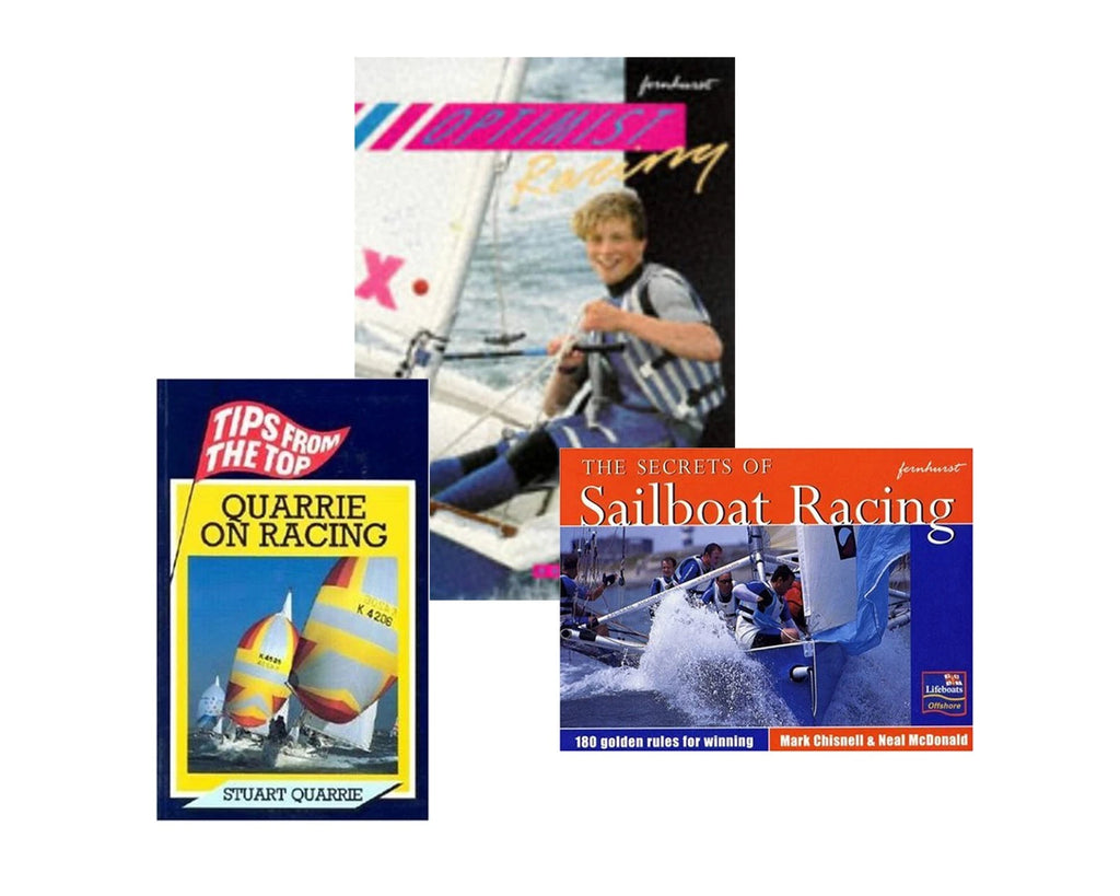 3-Book Sailboat Racing Set for Optimist, Quarrie, Racing Secrets
