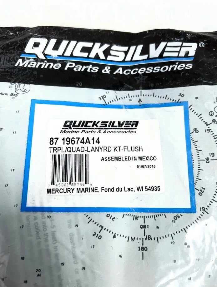 Triple/Quad Lanyard Flush Kit for Quicksilver 87-19674A14