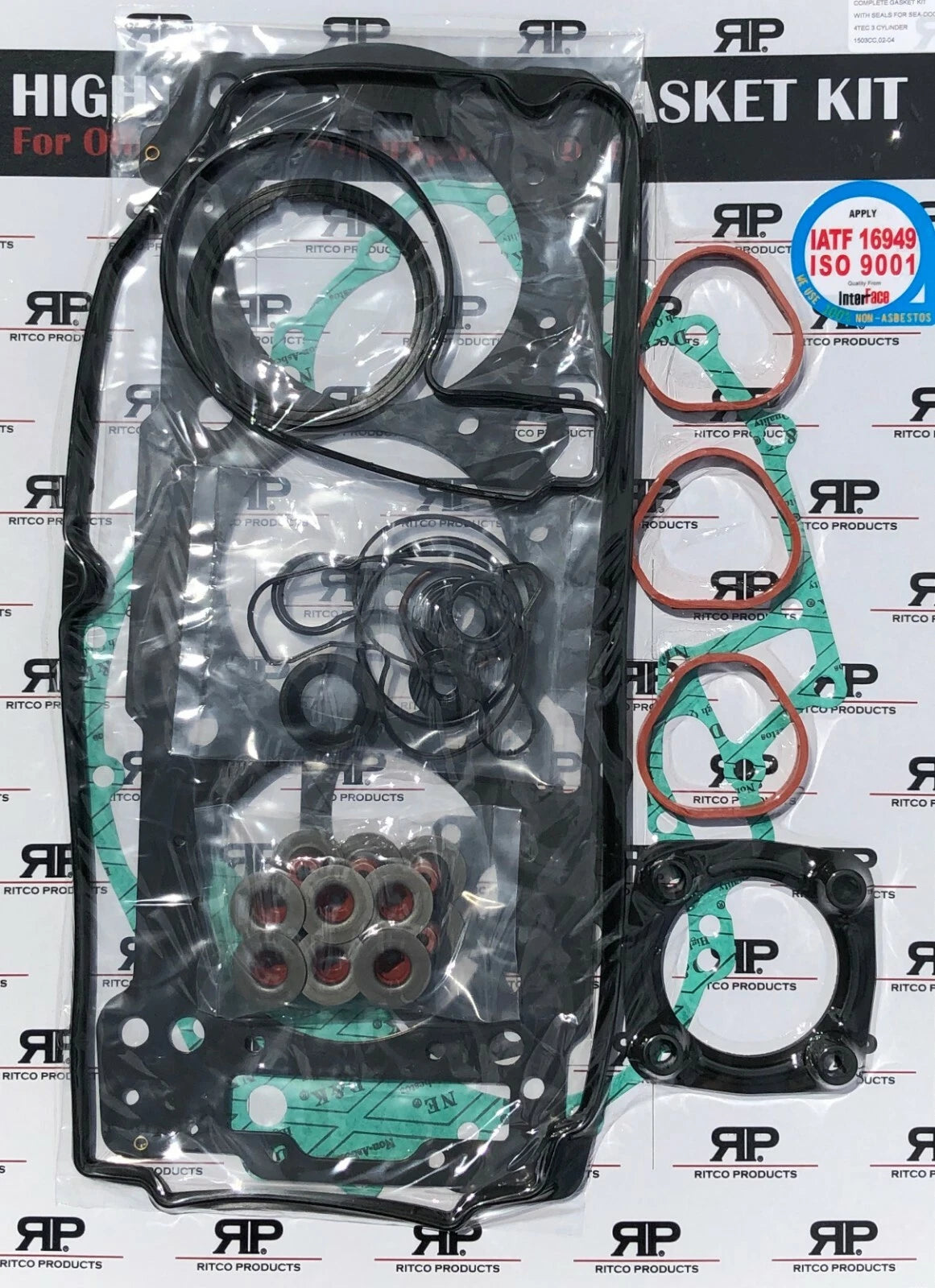 Engine Motor Gasket Kit for Sea Doo RXT RXP GTX GTI 130 155 215 255 260 (2002–2023)