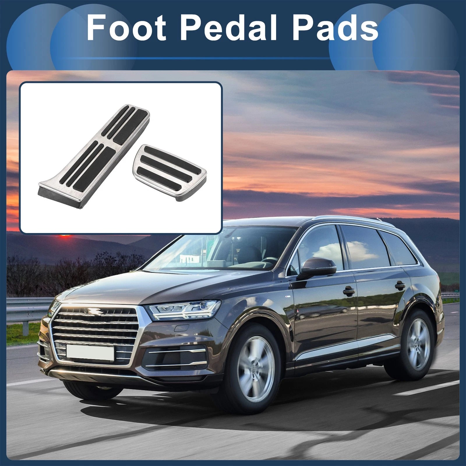 Set Automatic Foot Accelerator Pedal Covers for Toyota Camry (2018–2022)