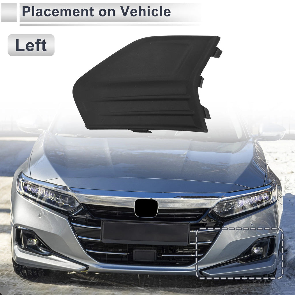 Front Left Fog Light Grill Replacement for Ford Fusion (2019–2020) ABS Black