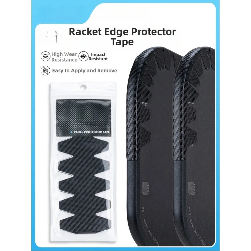 Edge Guard Strips for Pickleball Paddle Frame - Black Nylon