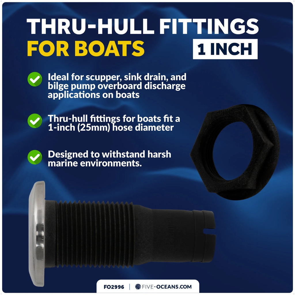 Thru-Hull 1 Inch for Five Oceans FO2996