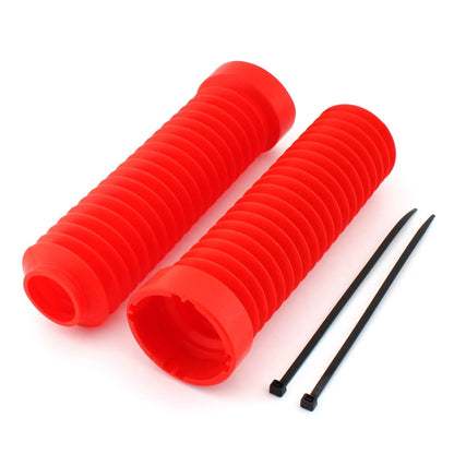 1 Pair Red Plastic Front Fork Shock Boots For Honda ATC 250R 1983-1986