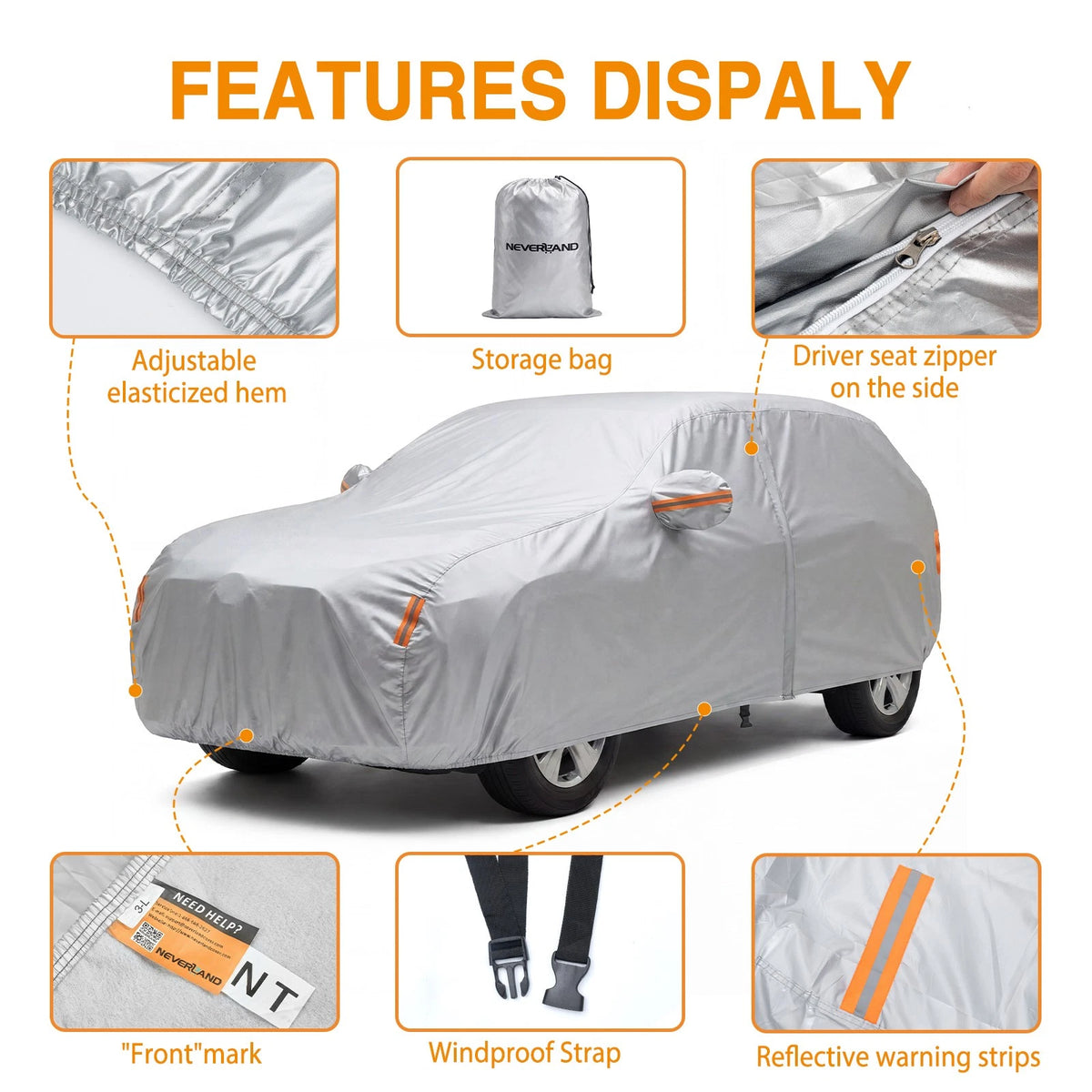 Waterproof Full SUV Car Cover for Ford Explorer (2011–2023)